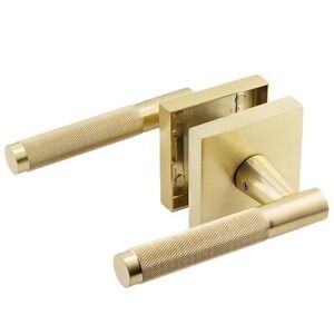 P+D Architectural Hardware Premium Polished Satin Brass Door Handles
